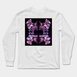 Reflective pink rhododendron Long Sleeve T-Shirt